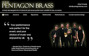Pentagon Brass website